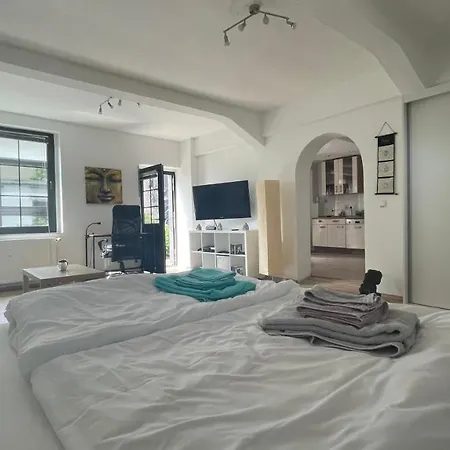 Apartmán Oase Im Gruenen Hinterhof, Eg, Ruhe, Terrasse, Carport, Free Paytv, Kaffee&tee, Fahrraeder