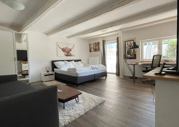 Oase Im Gruenen Hinterhof, Eg, Ruhe, Terrasse, Carport, Free Paytv, Kaffee&tee, Fahrraeder Апартаменты Дуйсбург